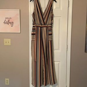 Striped romper - like new!